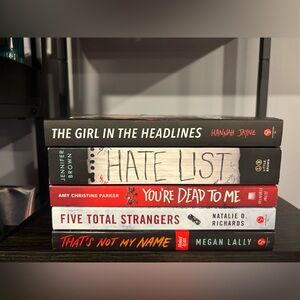 YA Thriller Book Bundle (5 Books) – Gently Used, Read Once